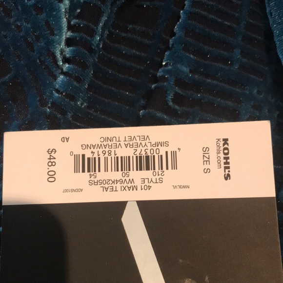 Simply Vera Vera Wang long sleeve small top - Picture 12 of 12